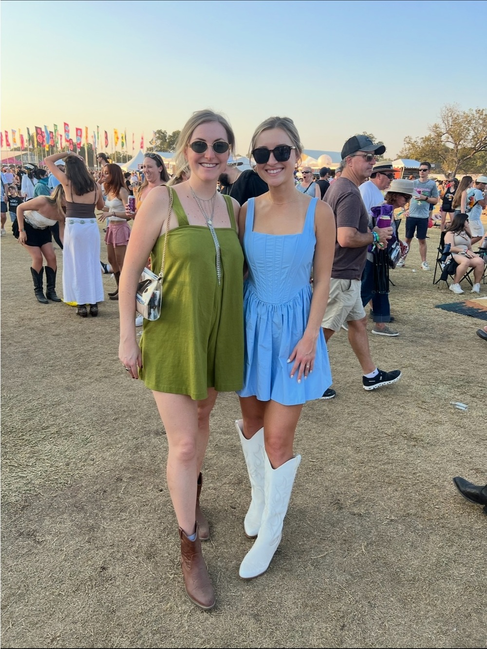 Olivaceous Light Blue Dress
